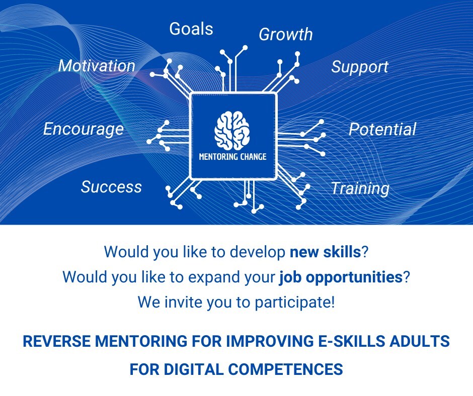 Empowering Digital Competence: MENTORING CHANGE Project's Milestones – Unlocking the Potential of Reverse Mentoring for E-skills Advancement